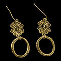 Vintage Reproduction Flower & Hoop Earrings