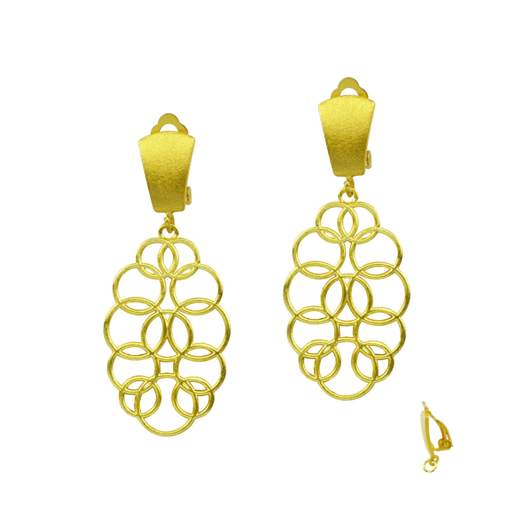 Normandy Clip Earrings