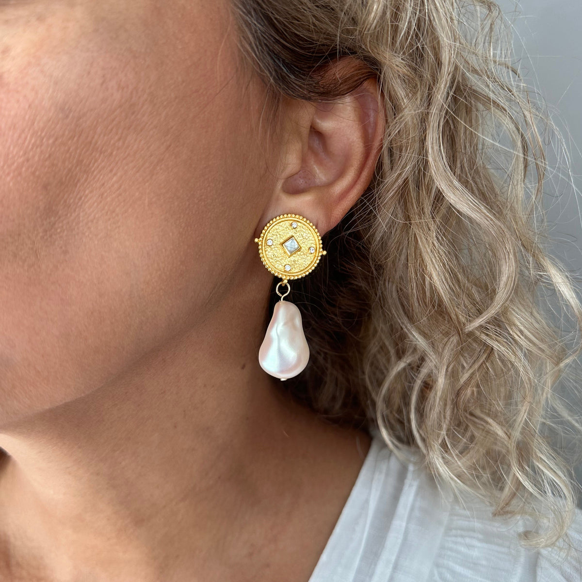 Delaware Clip Earrings