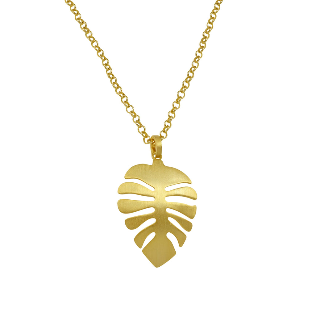 Monstera Necklace