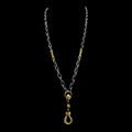 Mixed Metal Plated Reproduction Rope Necklace