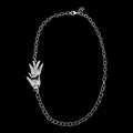 Sterling Plated 20" Chain with Vintage Double Bird Pendant