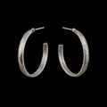 Sterling Plated Vintage Reproduction Hoops