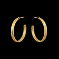 Gold Plated Vintage Reproduction Hoops
