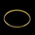 Vintage Gold Bangle with Crystals
