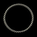 Small Vintage Sterling Plated Reproduction Twist Bracelet